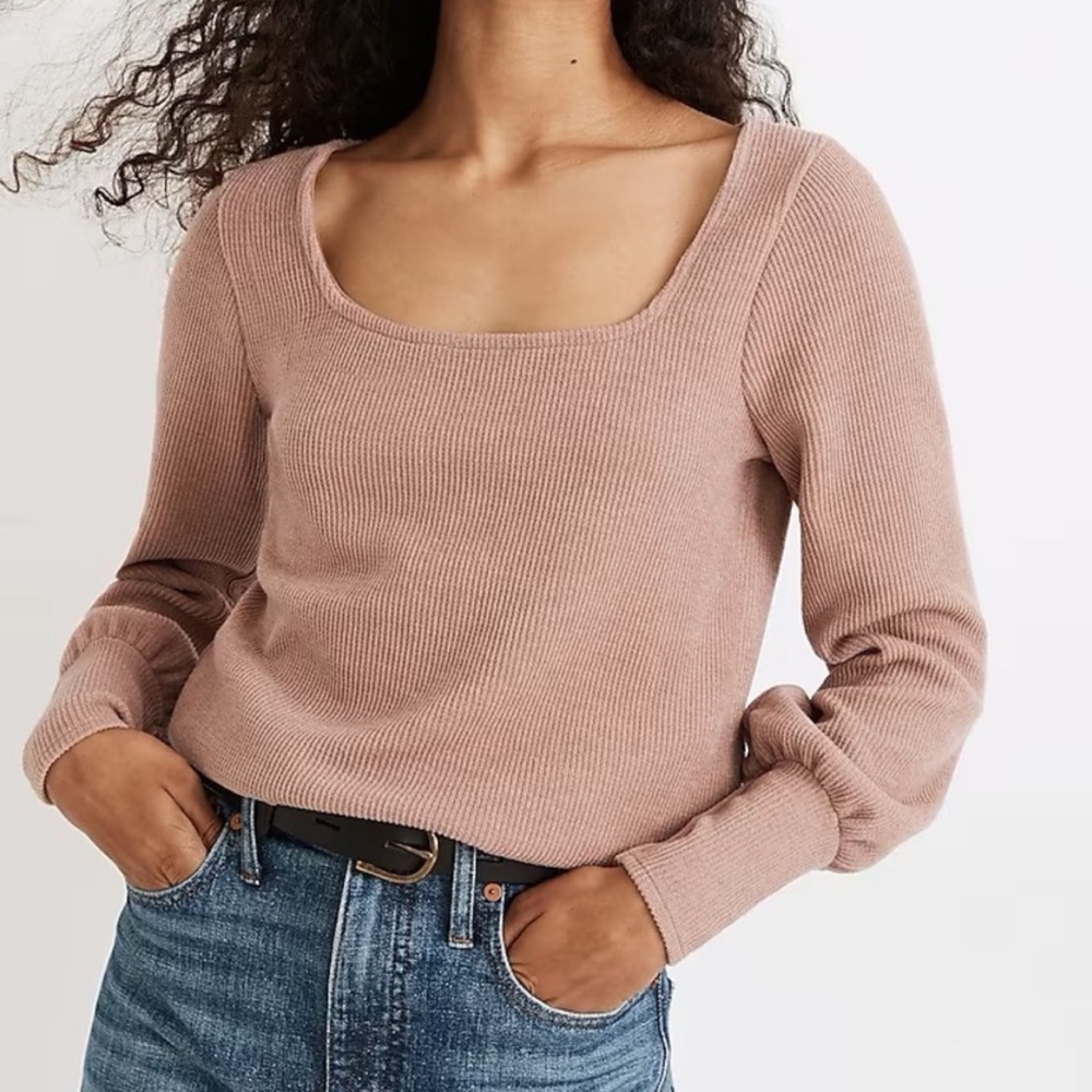 Madewell Square Neck Sweater
